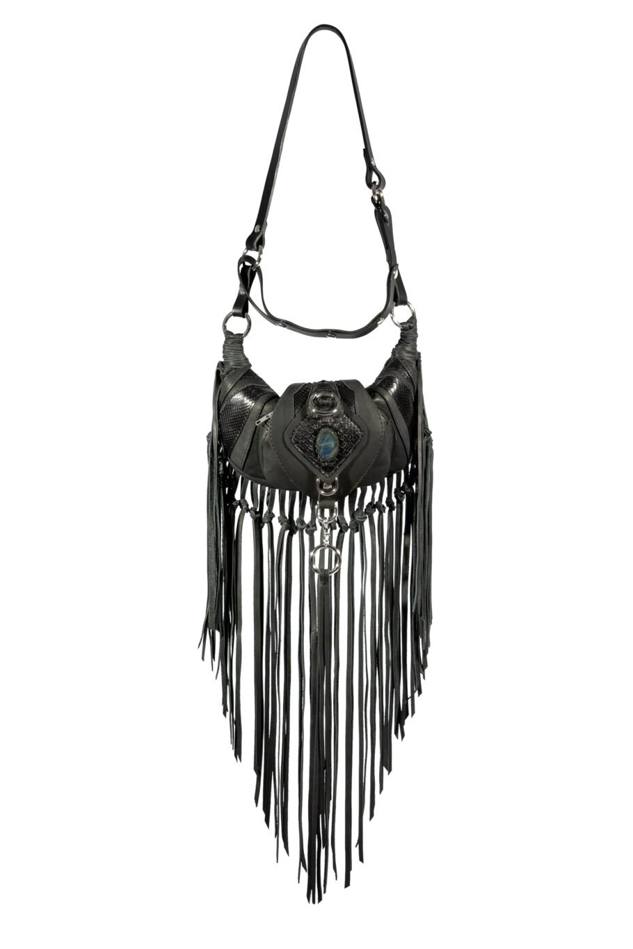 ITZAL BOHO LABRADORITE BLACK SILVER